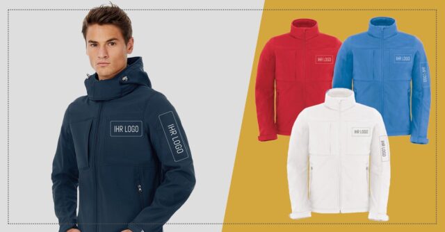 B&W Hooded Softshell Jacket JM950 B&W Hooded Softshell Jacket JM950